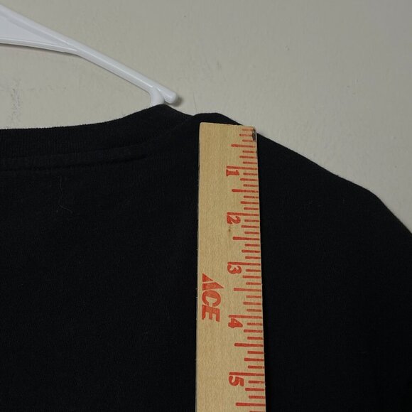 Free State Shirt Men's Medium Black Galaxy Graphic American Flag Stars Stripes - Picture 5 of 8